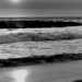 Crépuscule sur une plage chilienne
